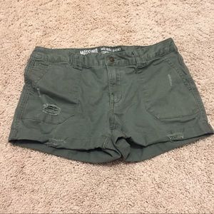 Juniors ripped Mossimo Jean shorts